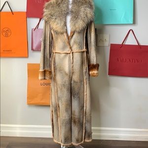 Vintage Escada floor length boho coat
